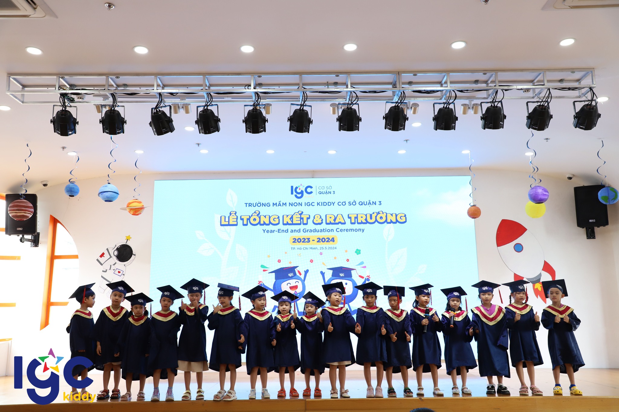 [IGC KIDDY CƠ SỞ QUẬN 3] LỄ TỔNG KẾT VÀ RA TRƯỜNG NĂM HỌC 2023 – 2024