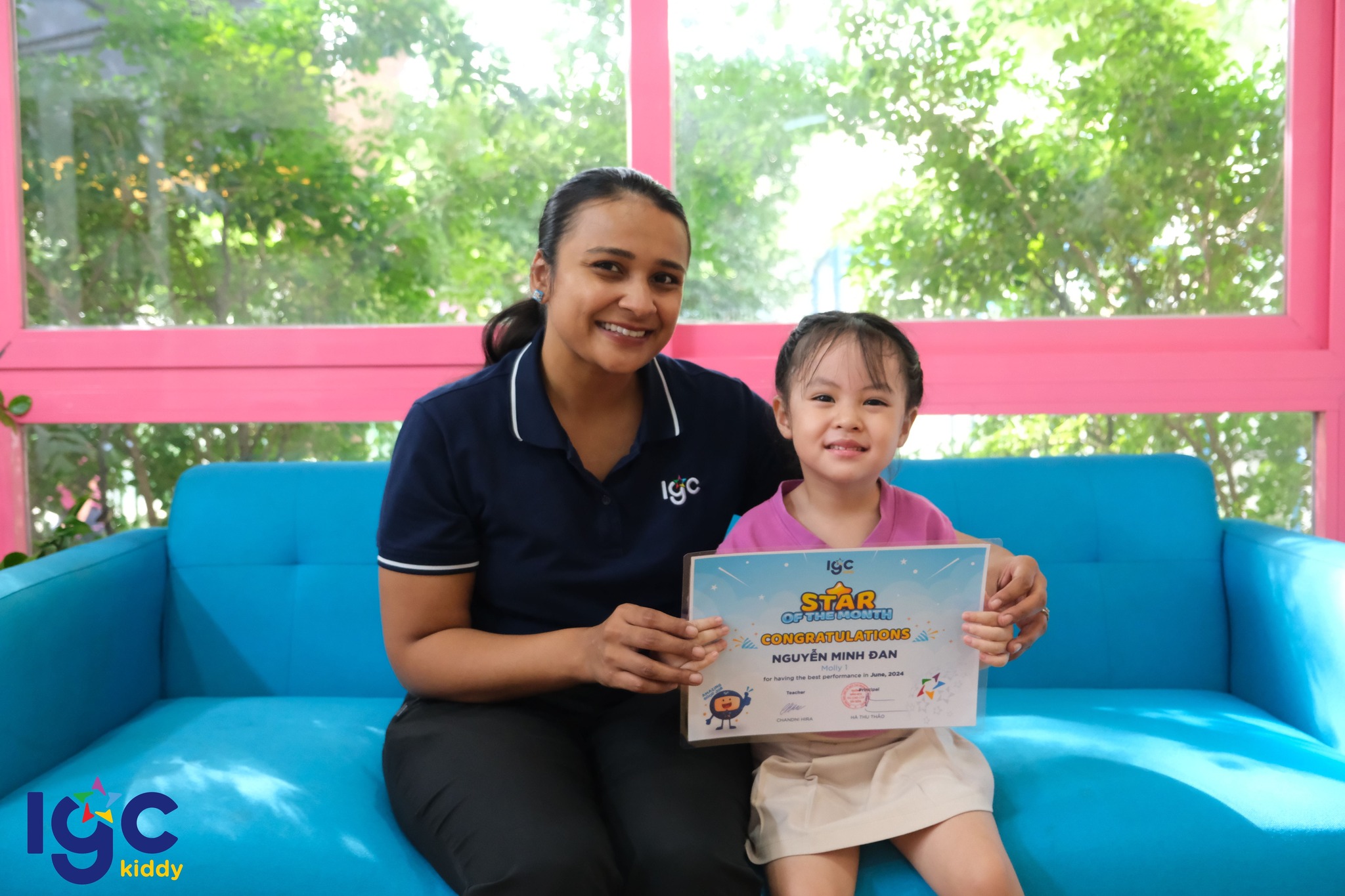 [IGC KIDDY CƠ SỞ QUẬN 3] STAR OF THE MONTH – NGÔI SAO CỦA THÁNG  6