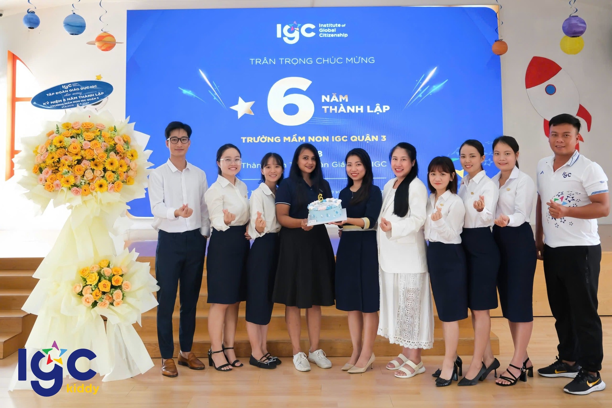 KỶ NIỆM 6 NĂM THÀNH LẬP TRƯỜNG MẦM NON IGC QUẬN 3