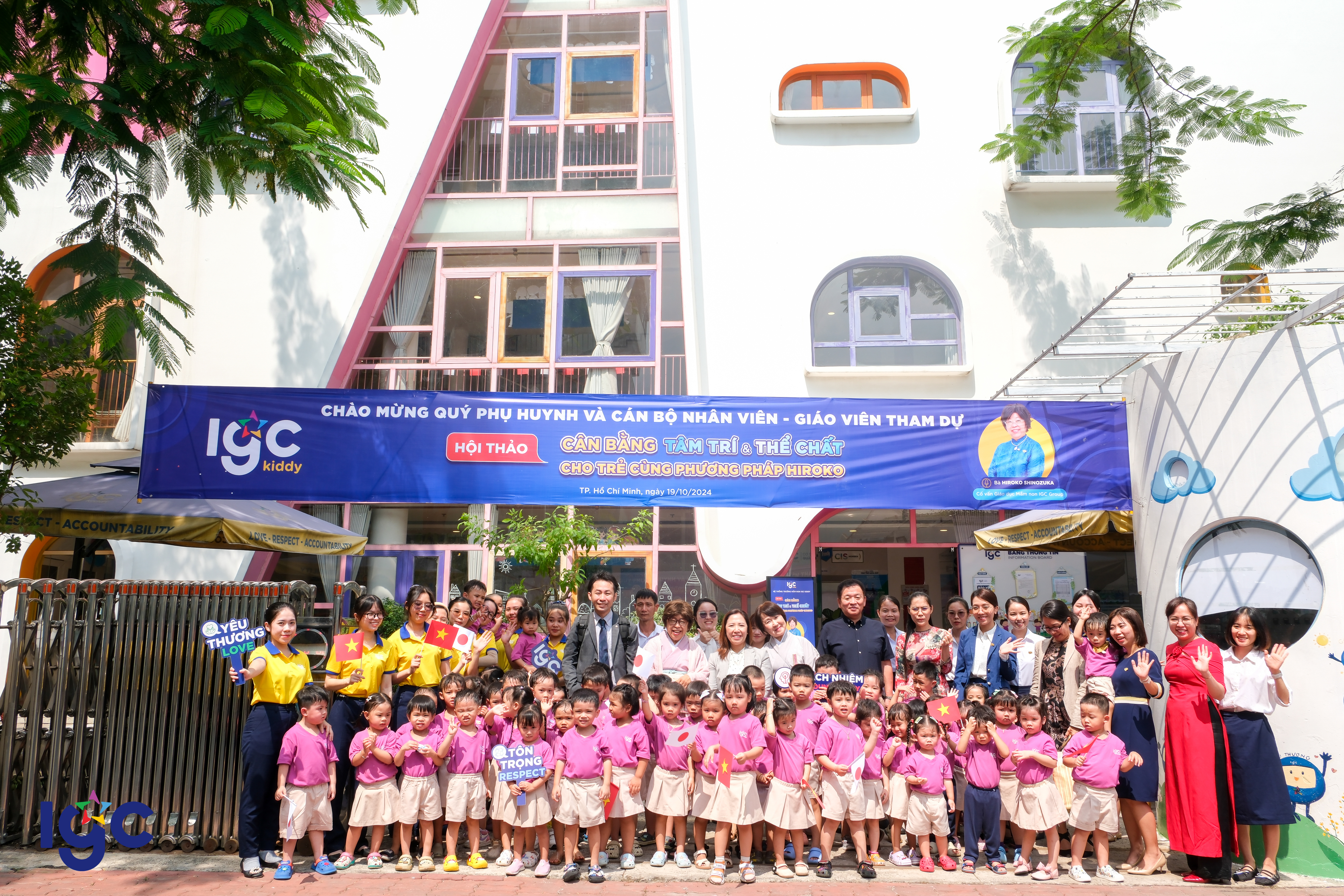 TRƯỜNG MẦM NON IGC KIDDY QUẬN 3 TIẾP ĐÓN TẬP ĐOÀN GIÁO DỤC TAKASAGO (NHẬT BẢN): THẮT CHẶT QUAN HỆ, NÂNG TẦM CHẤT LƯỢNG