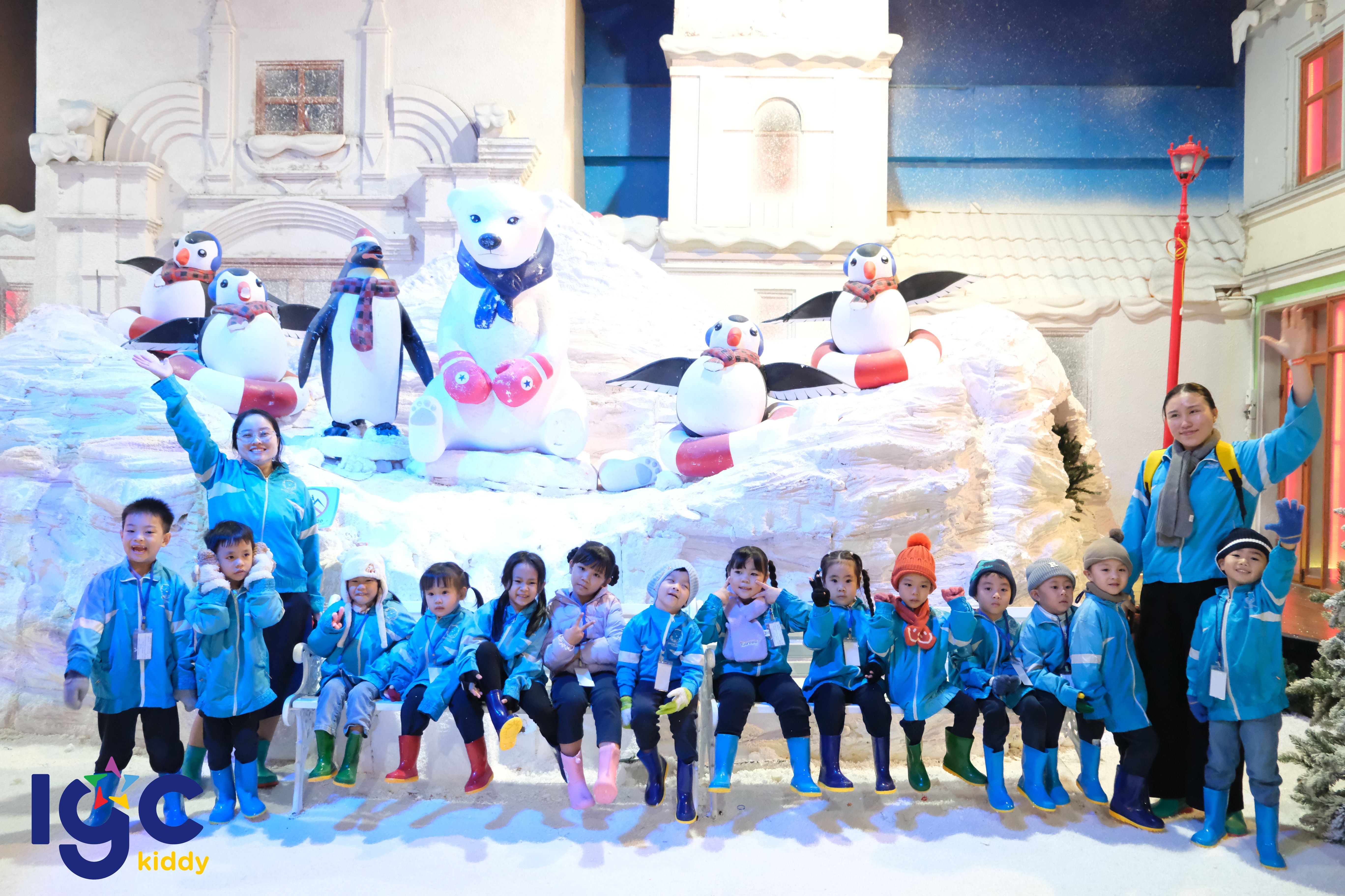 DÃ NGOẠI TRẢI NGHIỆM TUYẾT TRẮNG CỦA CÁC BẠN NHỎ TRƯỜNG MẦM NON IGC QUẬN 3!