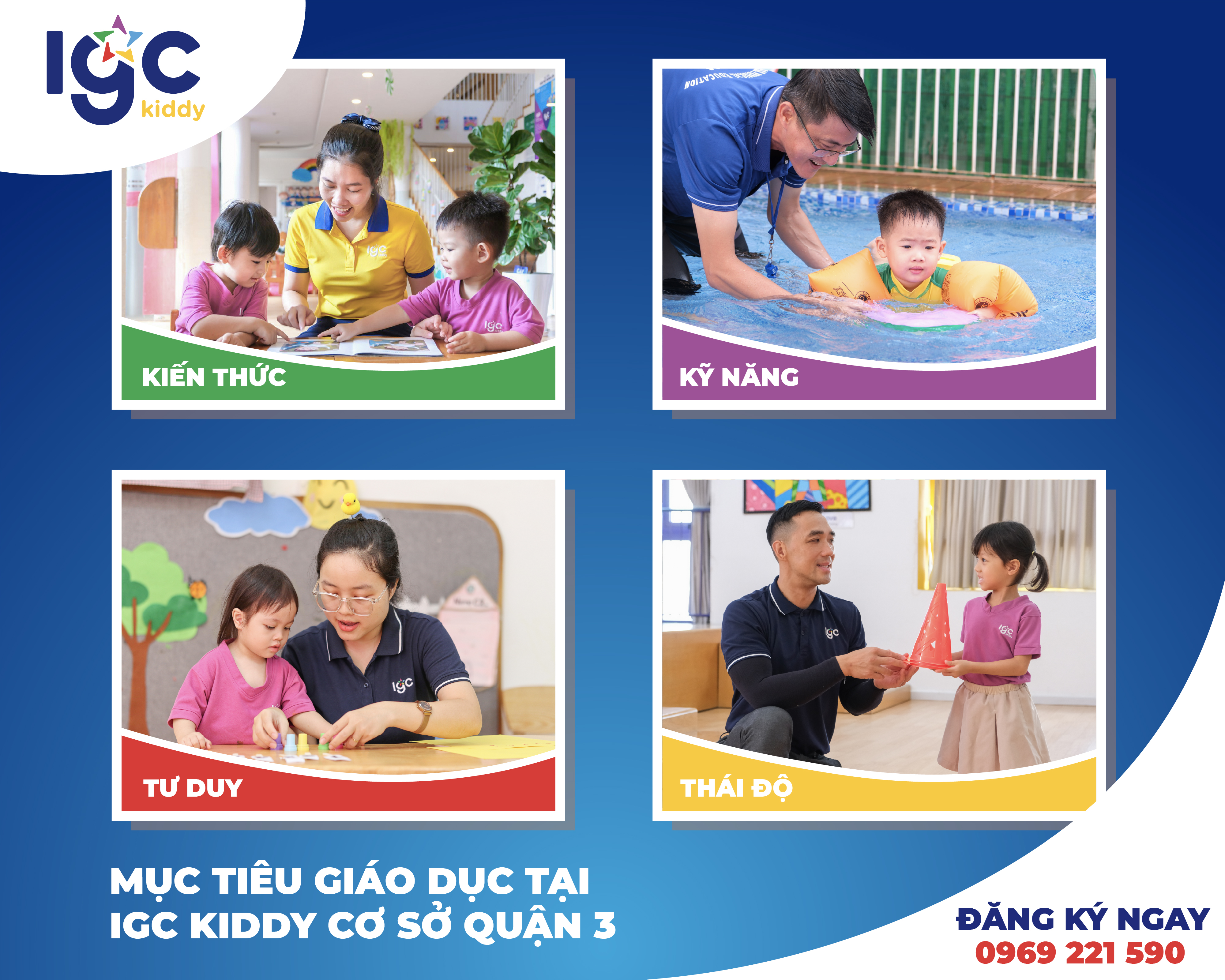 MỤC TIÊU GIÁO DỤC GIÚP CON PHÁT TRIỂN TOÀN DIỆN TẠI IGC KIDDY QUẬN 3