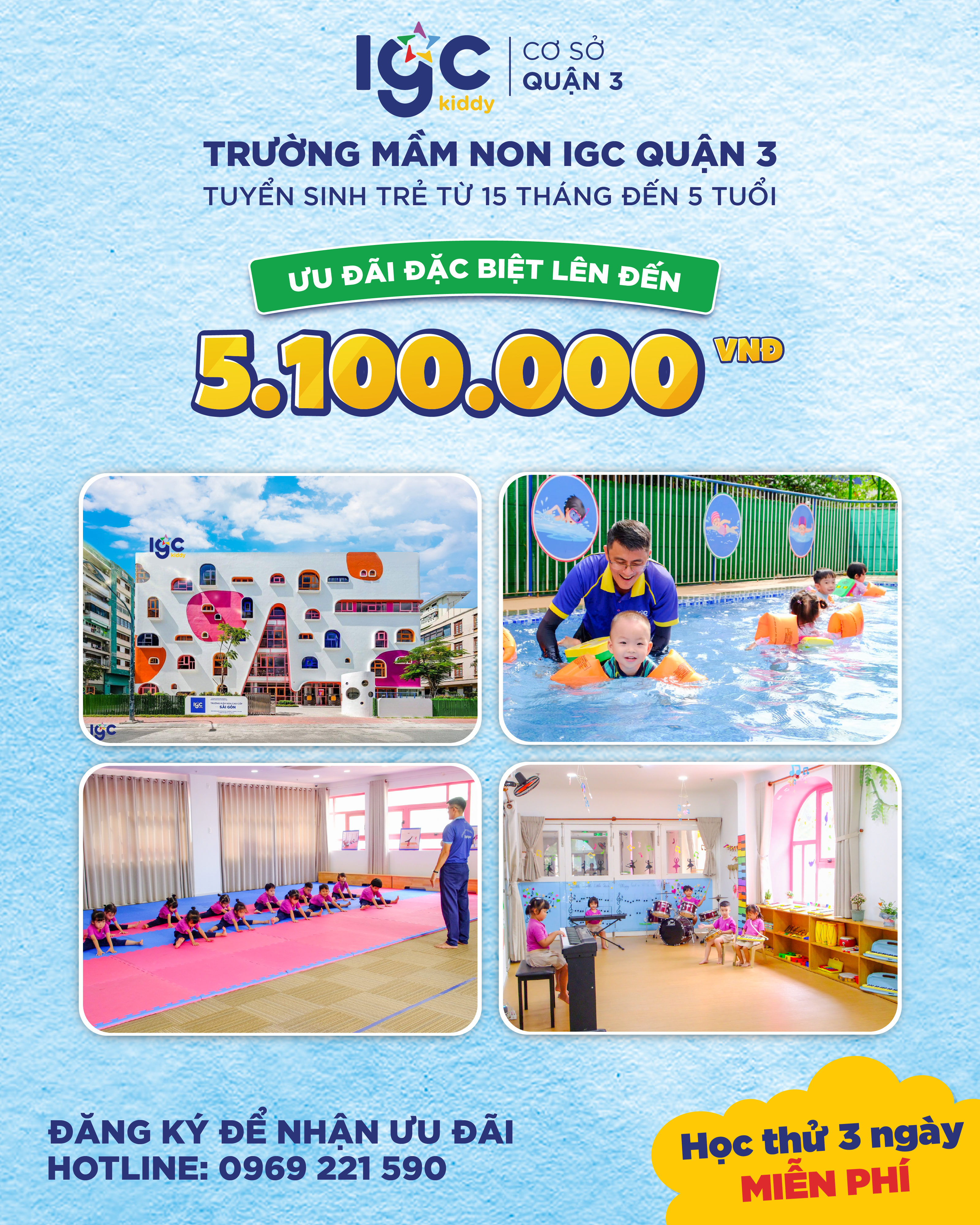 ƯU ĐÃI TUYỂN SINH CỰC HOT - CHỈ CÓ TẠI IGC KIDDY QUẬN 3!