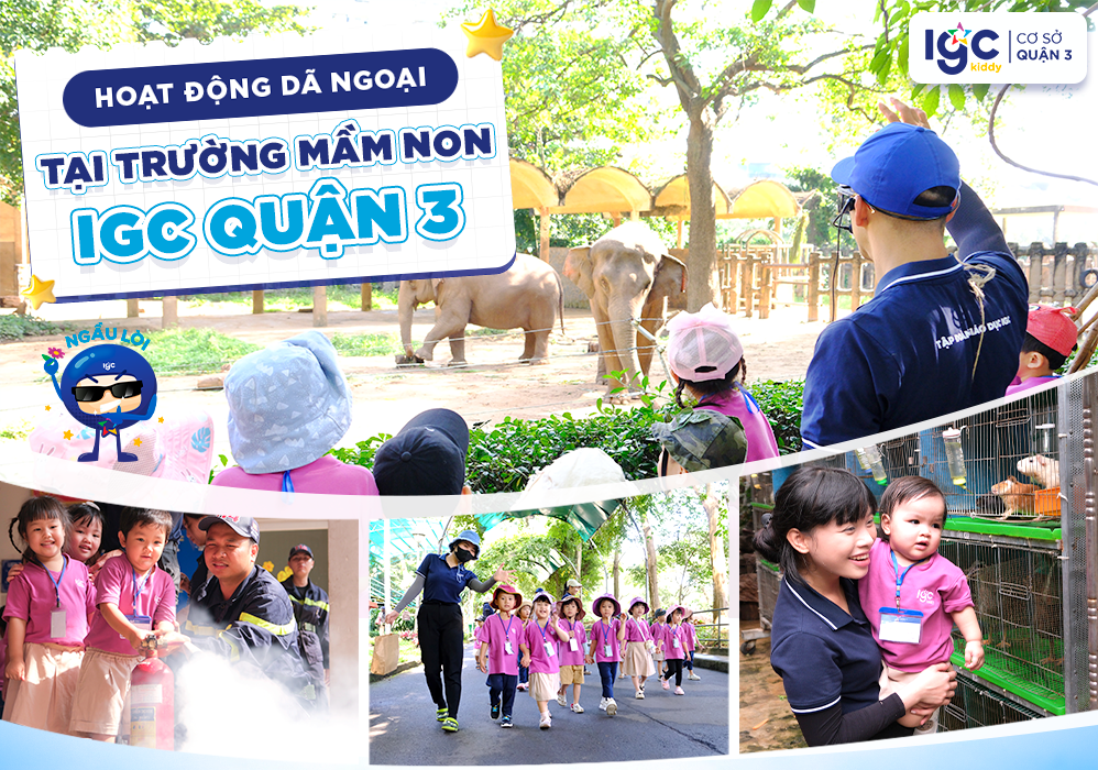 Hoạt động ngoại khóa tại Trường Mầm non IGC Quận 3 - Học qua trải nghiệm thực tế