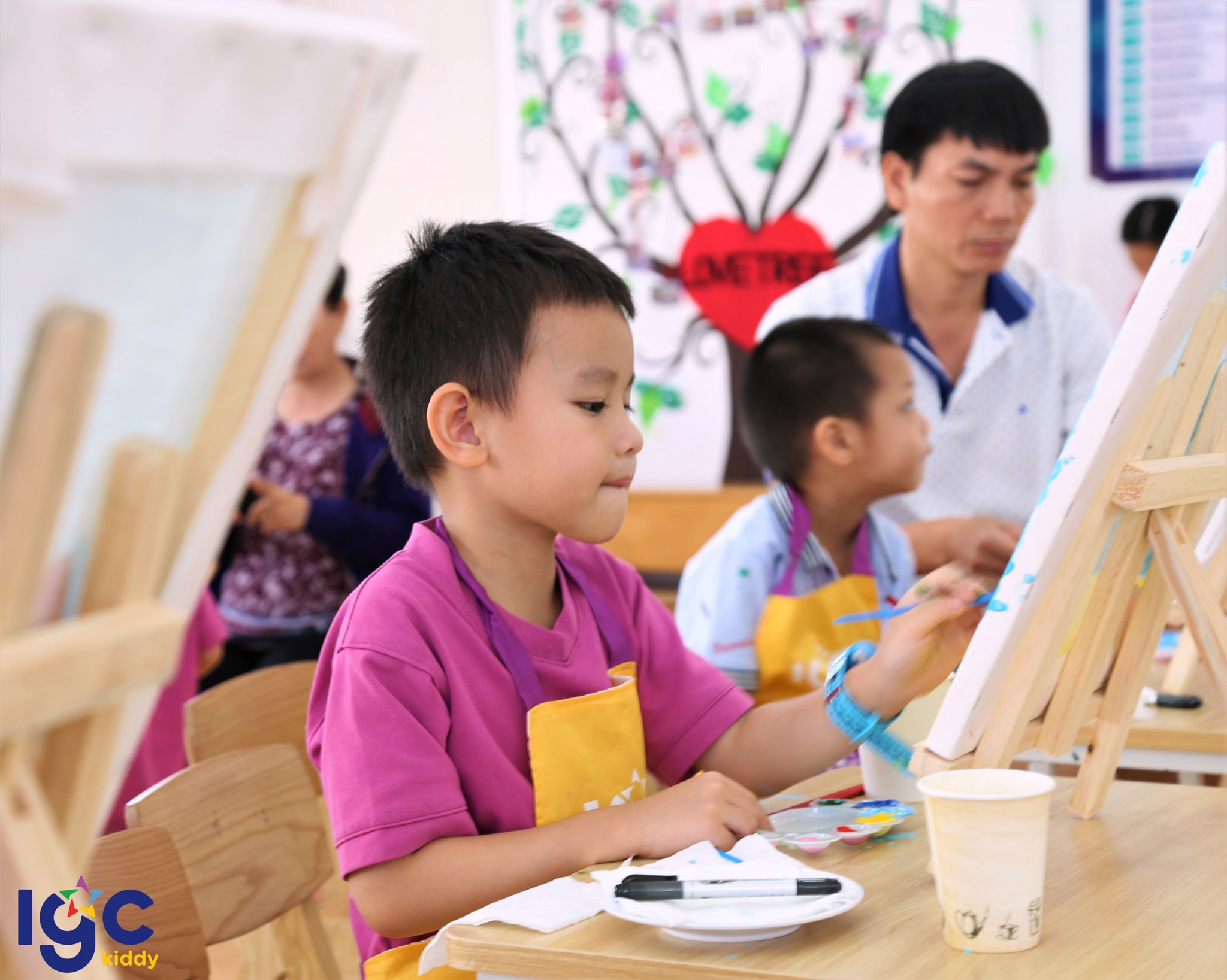 NHỮNG KHOẢNH KHẮC TẠI WORKSHOP VẼ TRANH ACRYLIC️