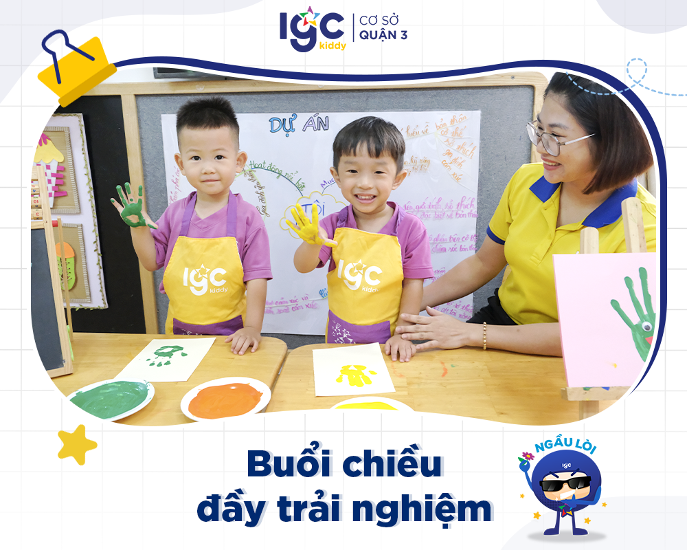 Buổi chiều tại IGC Kiddy cơ sở Quận 3