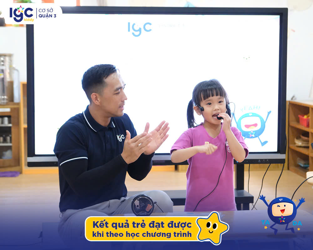 Kết quả trẻ đạt được khi theo học tại Trường Mầm non IGC Quận 3